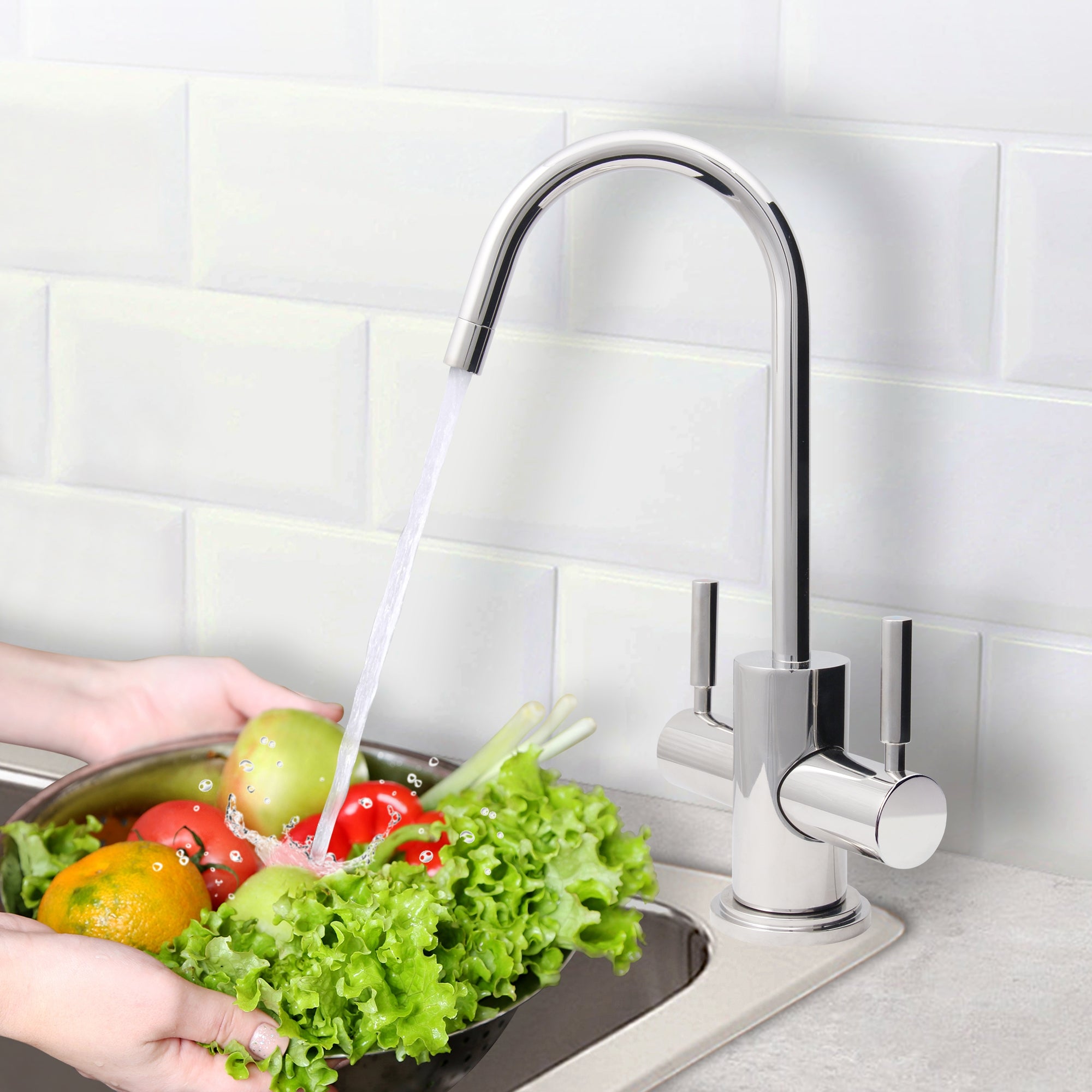 WESTBROOK Hot and Cold Water Reverse Osmosis Faucet - Chrome, Lead-Free