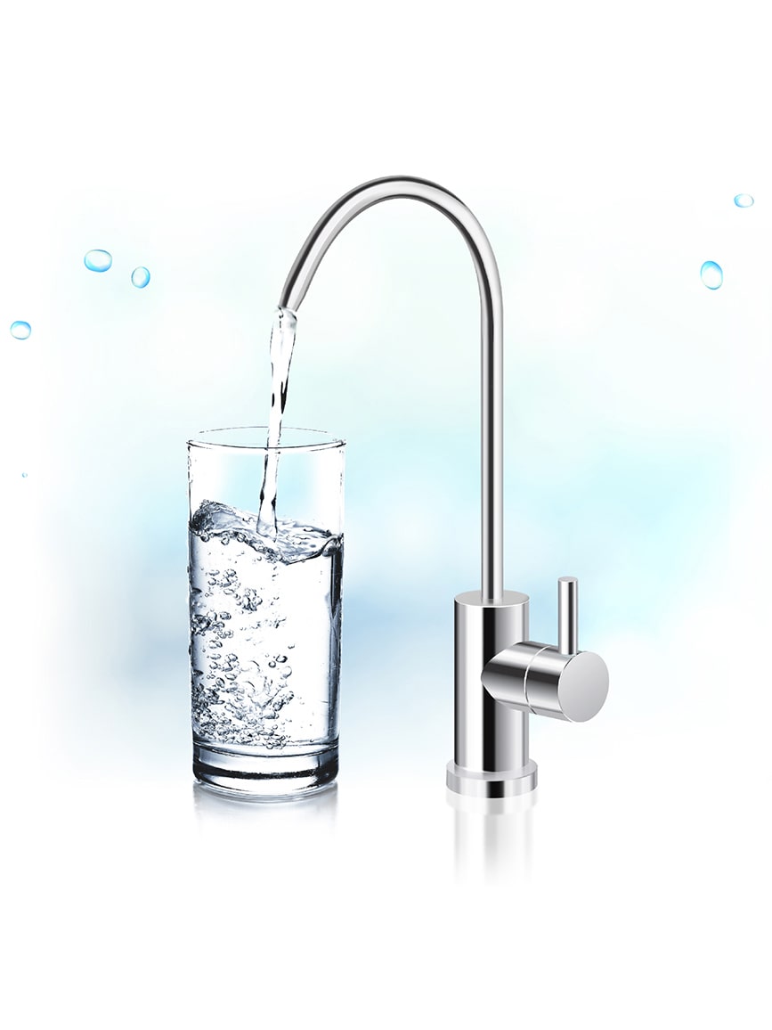 RO system tankless filtered water