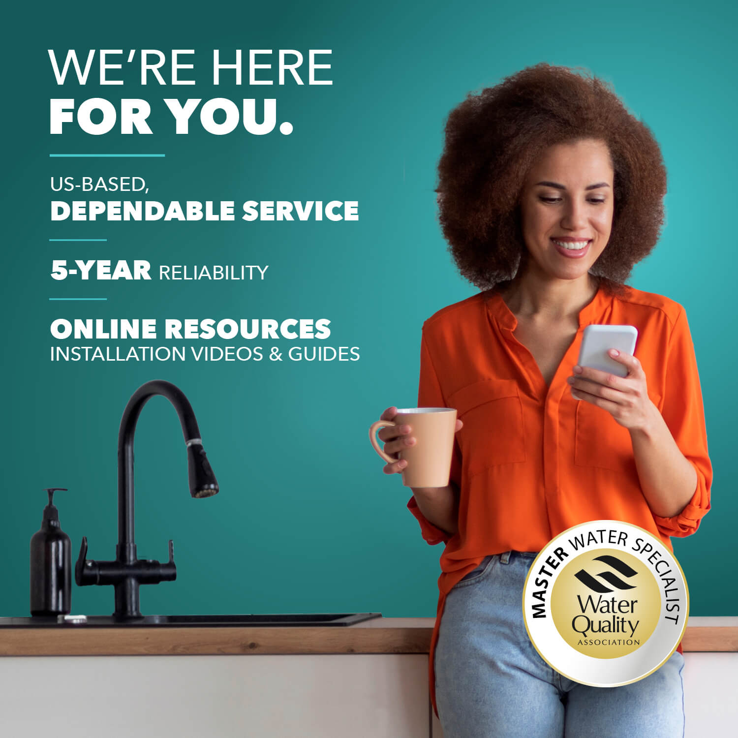 CuZn UC-200 Series Under Counter Water Filters - Ultra High Capacity