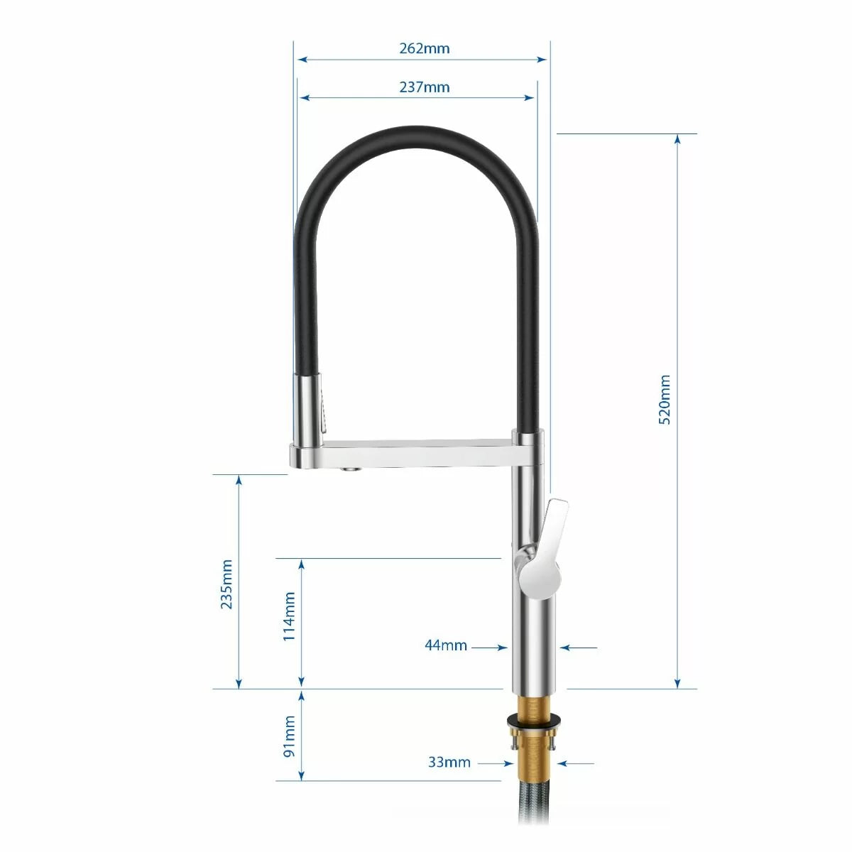 Water Faucet Dimensions