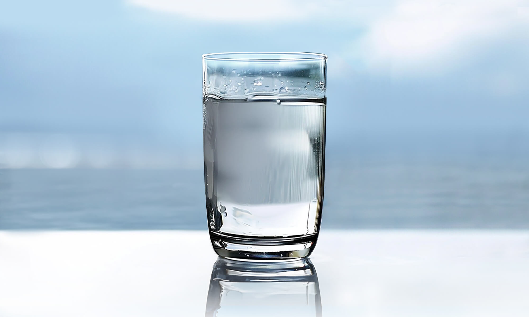 Glass Background Clean Water