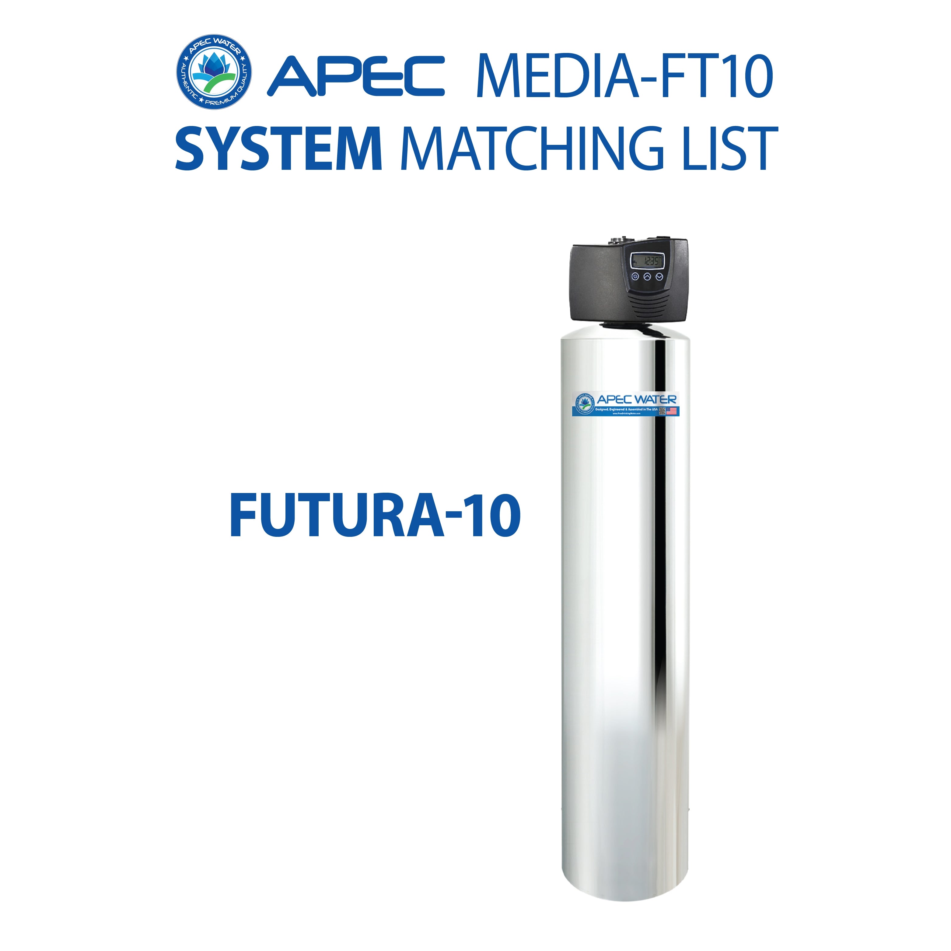 Futura-10 Salt-Free water conditioner Replacement Media