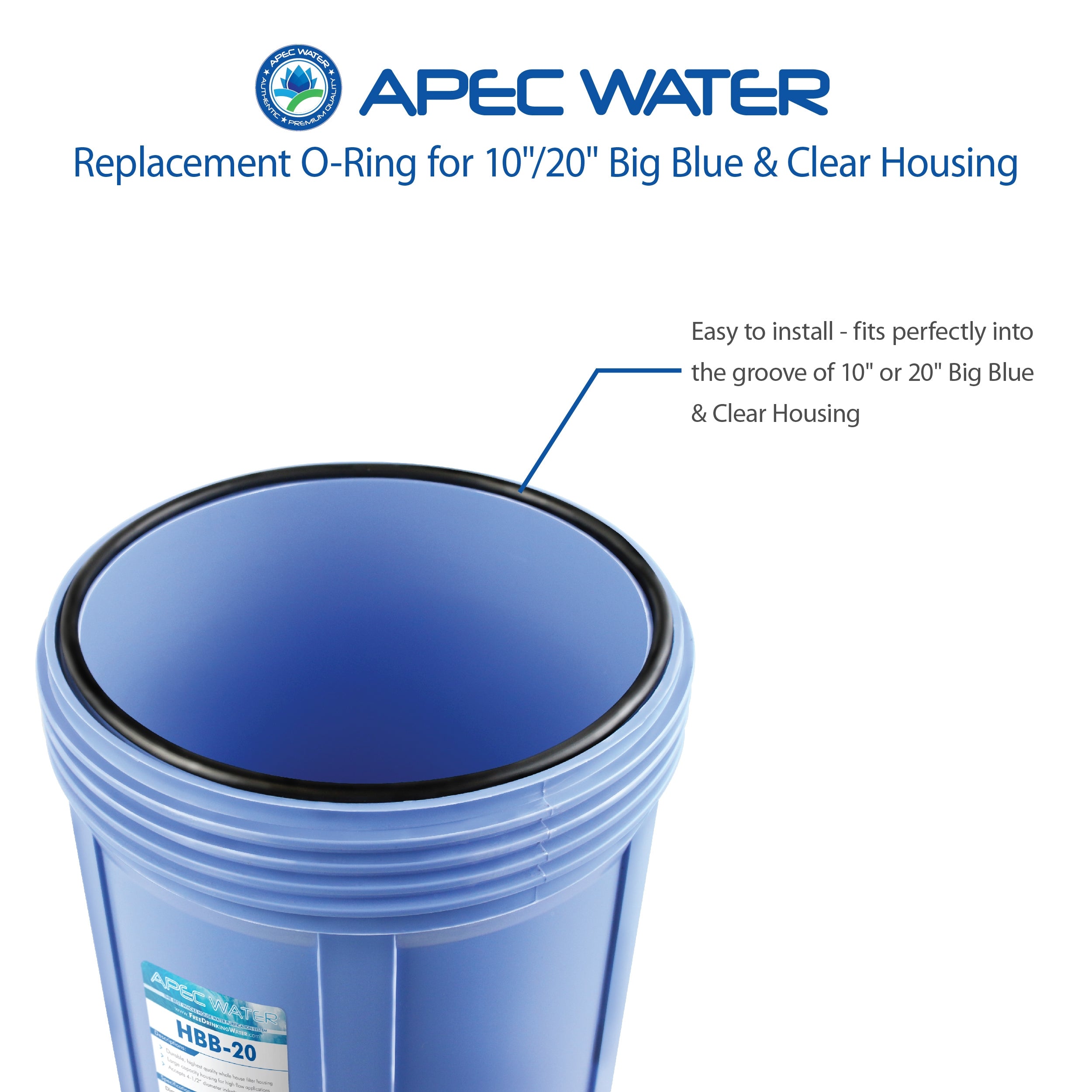 Replacement O-Ring Big Blue clear housing
