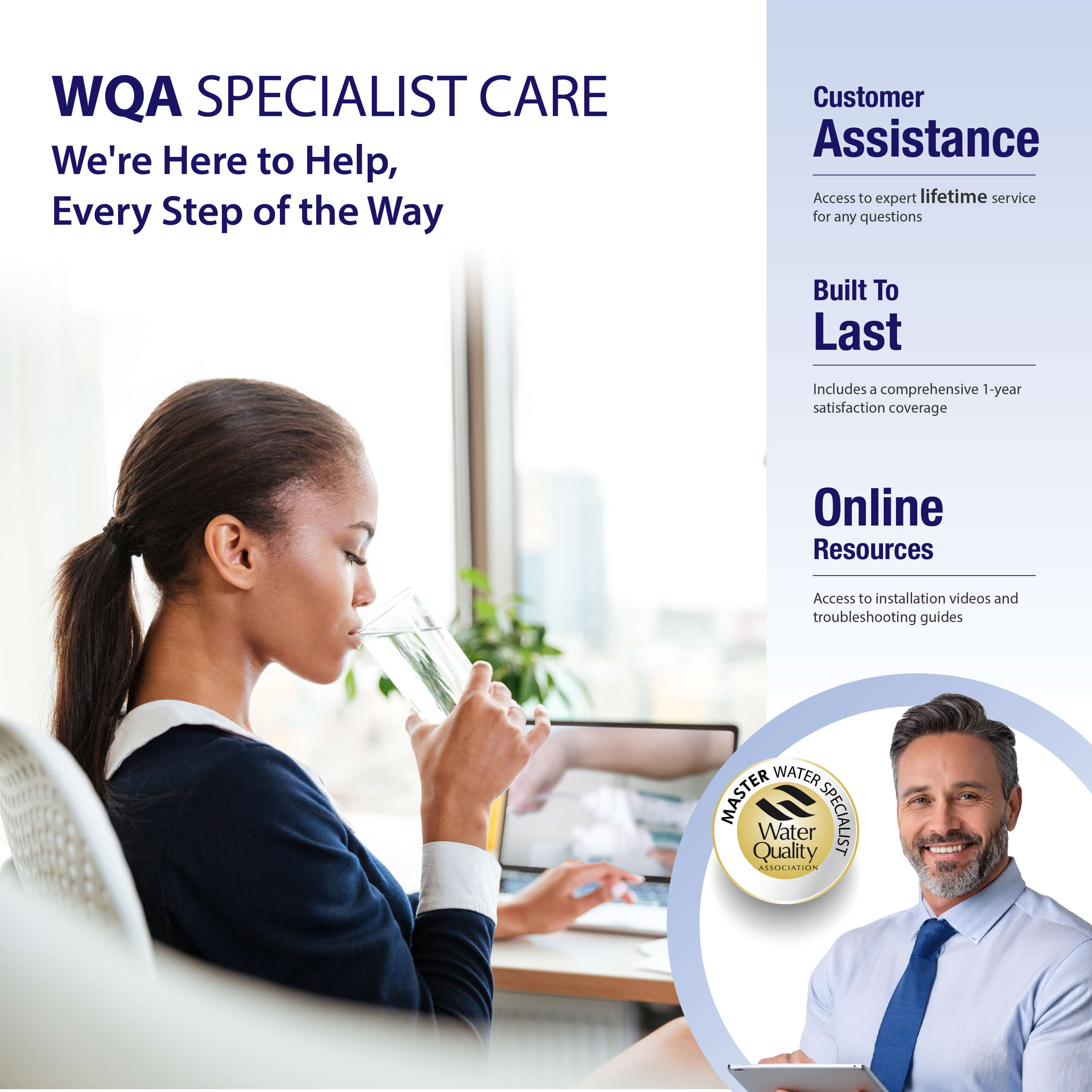 ROTL-A1000ALK - Alkaline Tankless RO System, NSF 372 & 58 Certified 3 Stage Water Filter, 1000 GPD Reverse Osmosis System