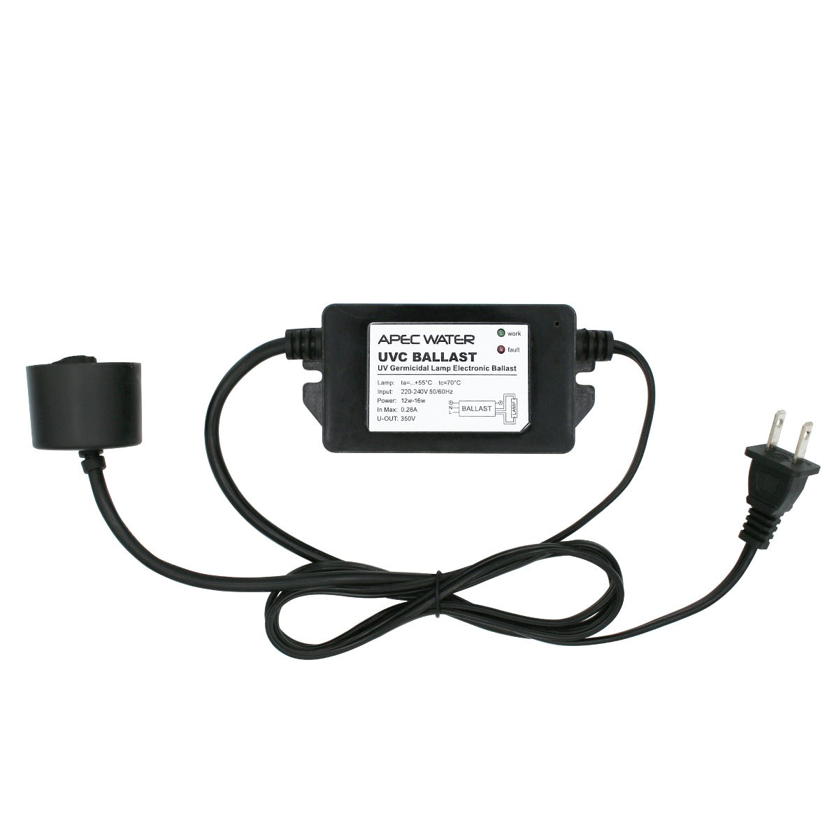 UV Transformer 220V for APEC ROES-UV75-SS / ROES-PHUV75 Stainless Steel UV Reverse Osmosis Water Filter System