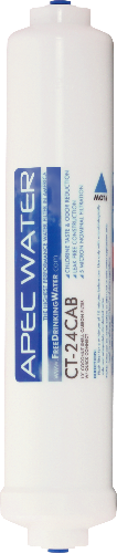 APEC ULTIMATE Inline Carbon Pre-filter 10 Inch,  with 1/4" Quick-Connect